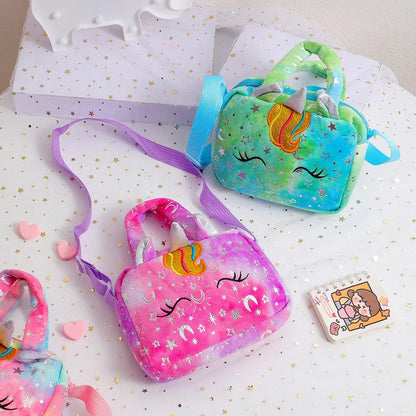 Bolsos de unicornio para niñas, bonitos bolsos cruzados para niños, regalo para niñas, monedero pequeño.