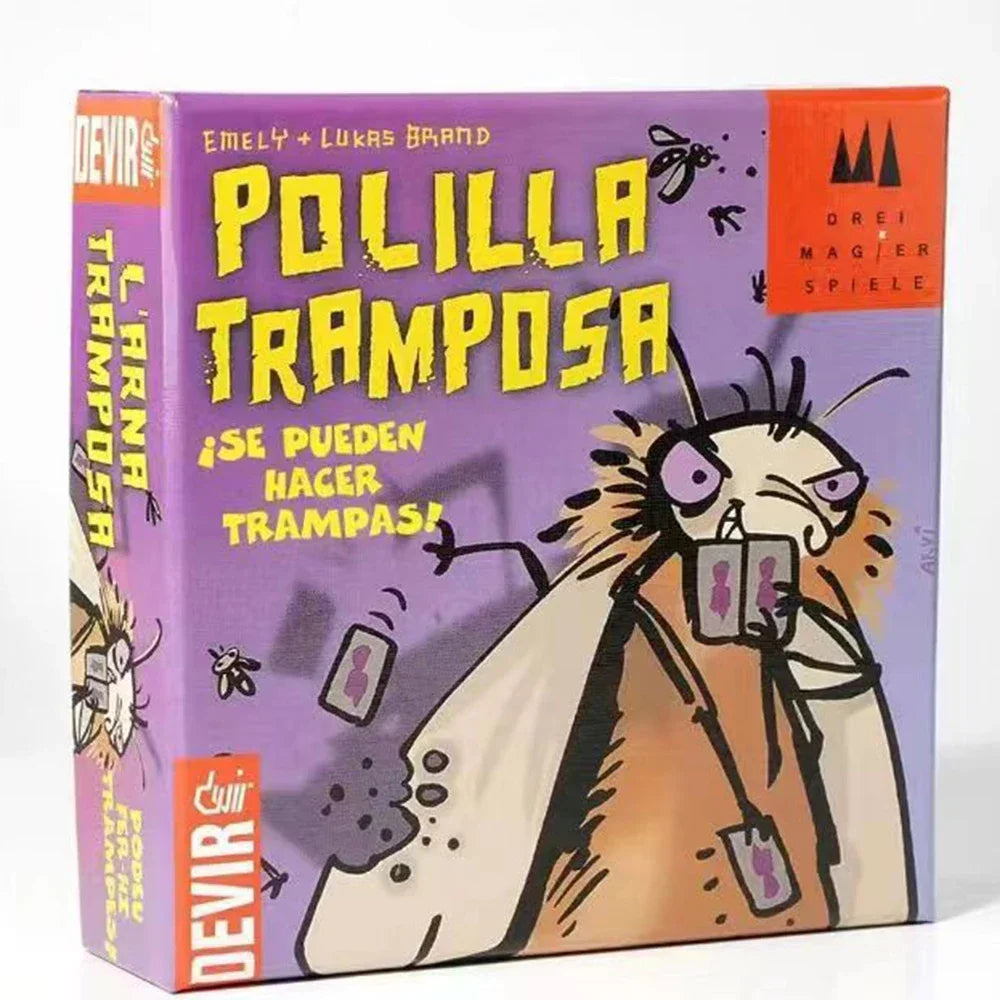 Tácticas de trampa de polilla desatadas: Juego de mesa Polilla Tramposa: un juego de cartas familiar con Kaker Laken Poker