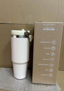 30 oz Premium Steel Travel Cup with Non-Slip Base - Car, Office, Hiking, Leak and Sweat Resistant Design