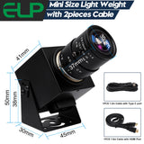 ELP 4K HDMI Camera H.264 Video Conference USB Camera with 2.8-12mm Manual Zoom Lens IMX415 Industrial CCTV Camera for Windows
