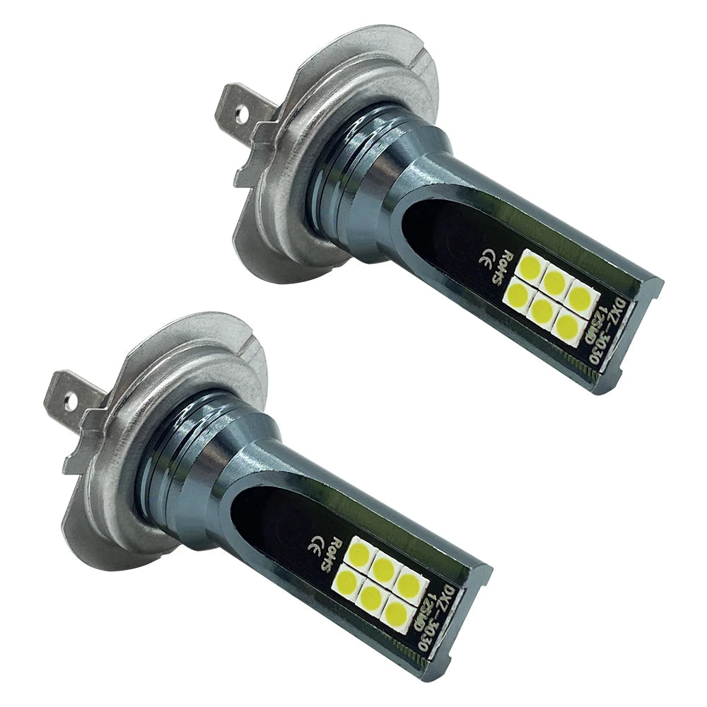 2Pcs H4 H7 LED Headlight H11 H8 H9 H10 H1 H3 Car Fog Light Bulbs 9005 9006 Auto Driving Running Lamps 12000LM 80W 12V