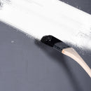 uxcell Bent Radiator Paint Brush 17" Length 2.5" Width Bristle with Long Wood Handle for Wall Treatment Black 4 Pcs