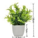 1pc Artificial Plants with Plastics Pots Perfect Greenery for Home DecorationsOffice Desk Living Room and Bedroom Decoration