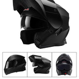 BLD Modular Motorcycle Full Face Helmet ECE Flip-up Double Anti-Fog Visor Purple Bird Sport Design In Stock Adult Men and Women