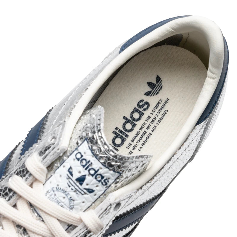 Adidas Women's Sneakers, Fashionable Retro T-Toe Shoes, Shiny Thin-Soled Lightweight Low-Top Casual Shoes Jh8654