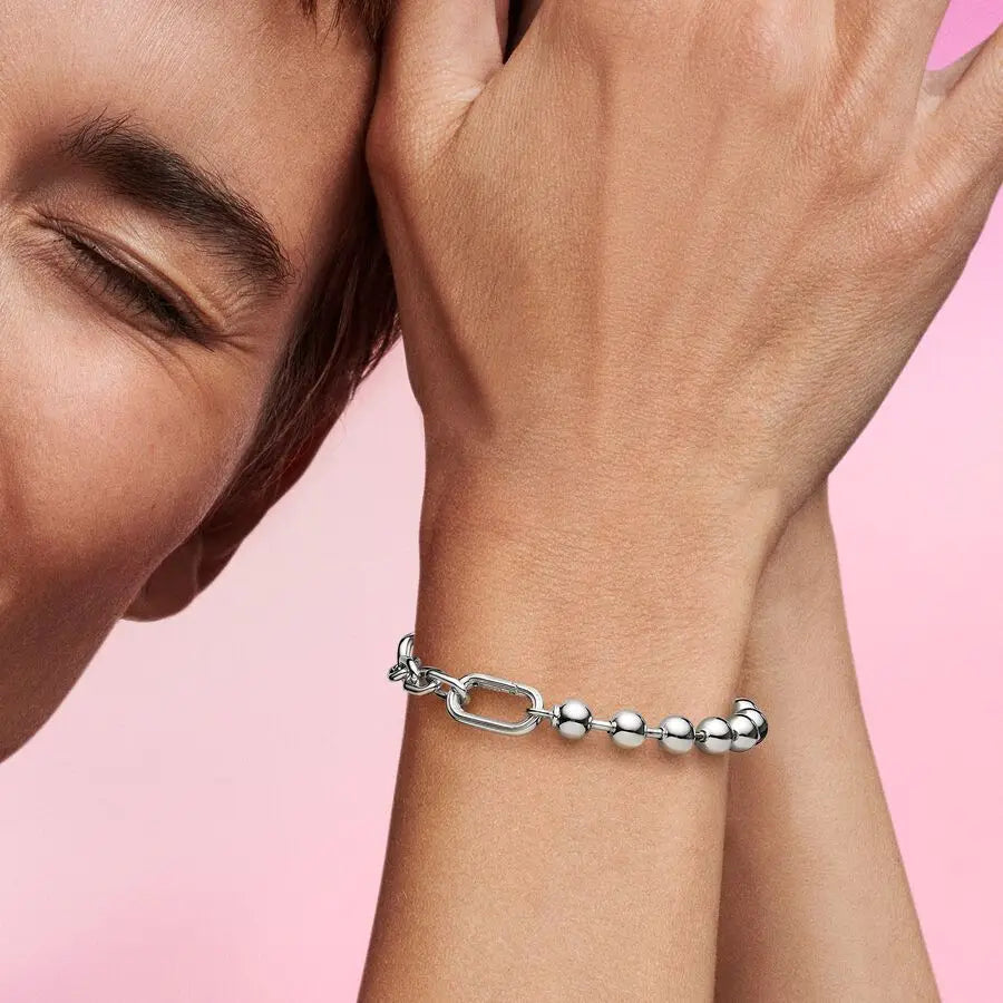 Pulsera de cuentas pequeñas con cadena pequeña, ideal para damas clásicas, regalos de joyería exquisitos, ¡2024!