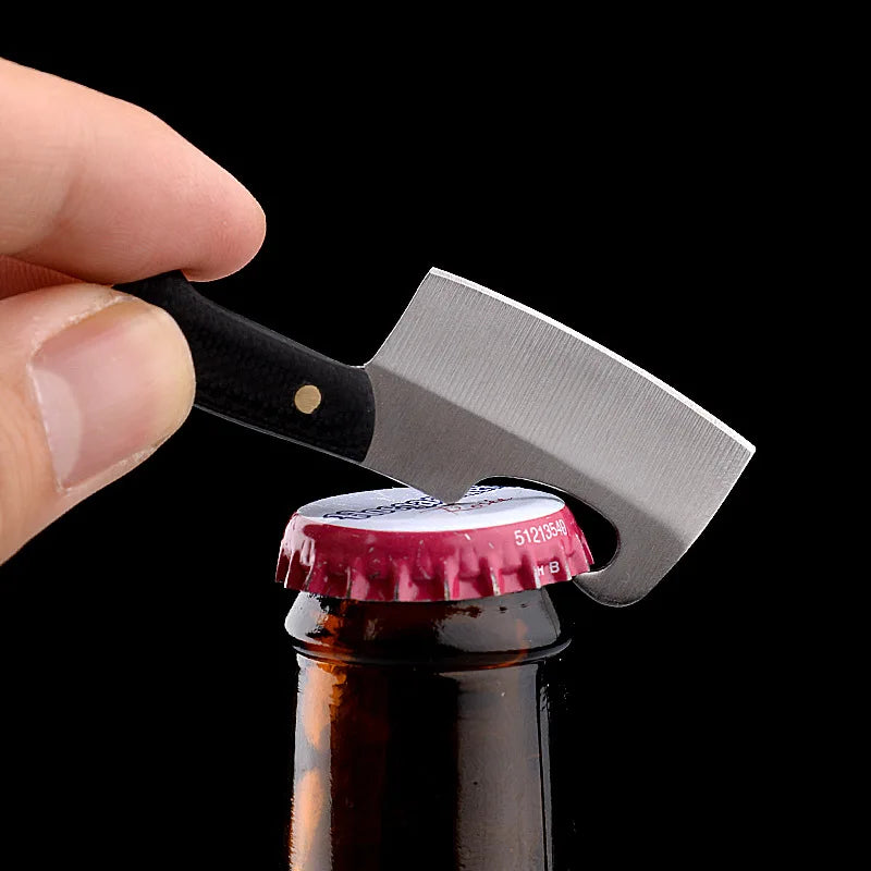 Portable Mini Knife Demolition Express Knife Collection Knife Keychain Ornament Out of The Box Portable Knife Bottle Cap Opening