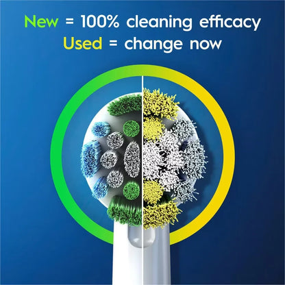 Oral B Rotation Electric Toothbrush DB5010 AA Battery 9600 Rpm Cross Action Cleaning Teeth Tooth Brush with Brush Refills