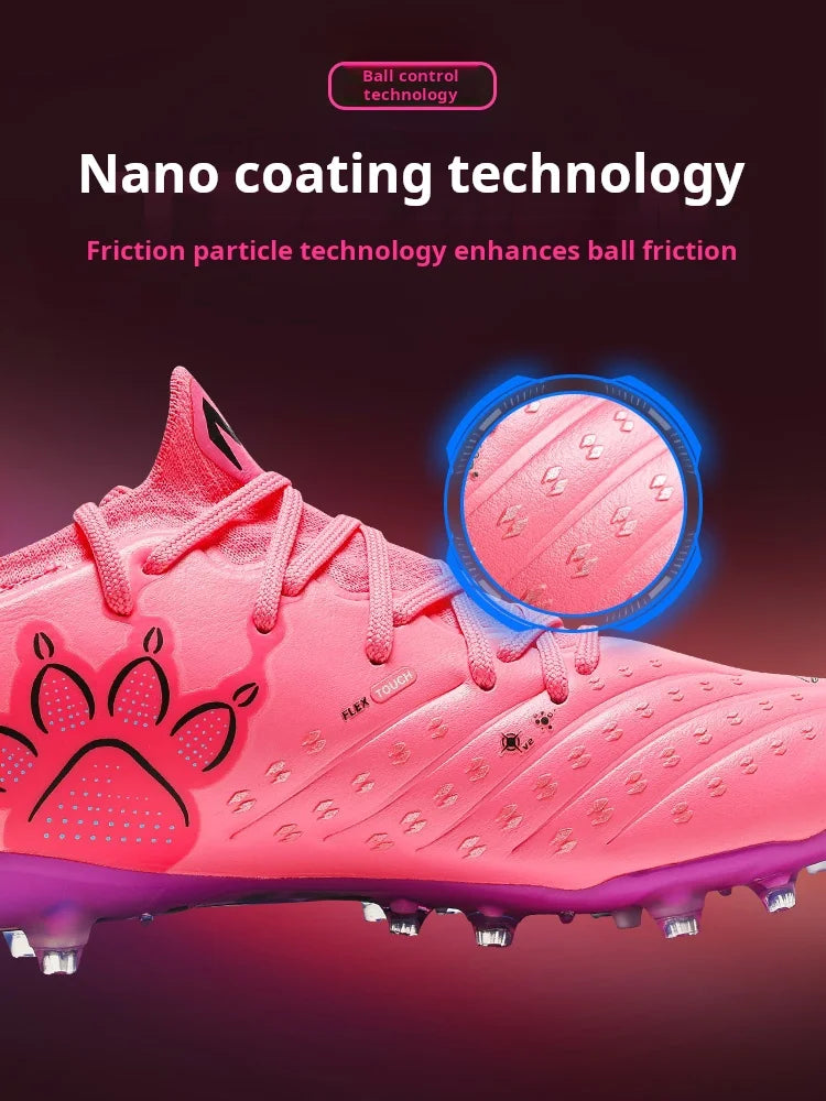 Kelme Men's Soccer Shoes Mg Professional  Football Shoes Artificial Grass Training Adult Short Spikes Cushioning Football Boots