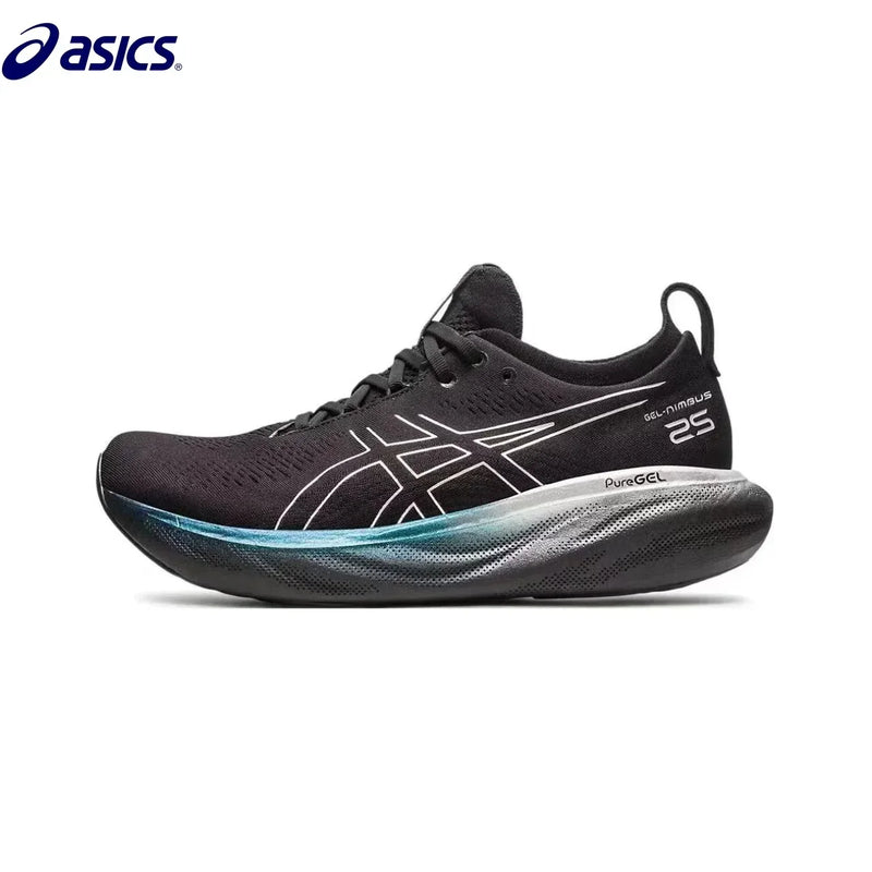 Original Asics Nimbus 25 Running Shoes Men Cushion Stability Asics Sports Shoes Unisex Sneakers Nimbus 25