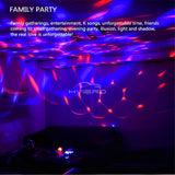 Car DJ RGB Music Sound Colorful LED Mini Mushroom Atmosphere Lights Auto USB-C IOS Holiday Party Karaoke Welcome Decoration 5V