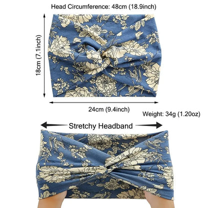 Hair Accessories Twisted Extra Large Thick Wide Headbands Turban Workout Headband Head Wraps for Women