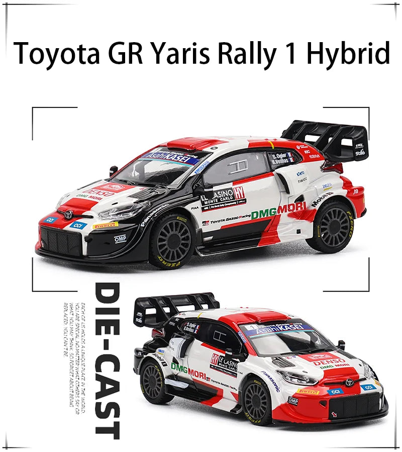 Bburago 1:43 Toyota GR Yaris Porsche Lamborghini SC63 Alloy Luxury Vehicle Diecast Pull Back Cars Model Toy Collection Gift