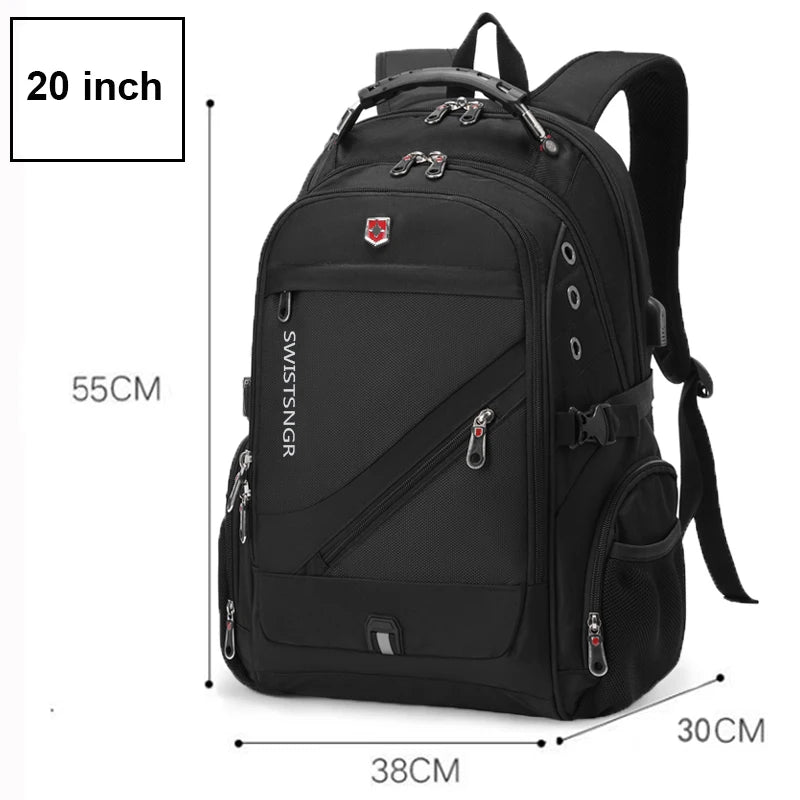 Mochila impermeable para portátil de 17/20 pulgadas 2025, mochila de viaje para hombre y mujer, mochila Oxford, mochila escolar moderna para hombre
