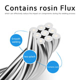 KELLYSHUN Lead free Solder Wire RoHS Containing Rosin Wire Soldering for Electrical High Purity Tin Solder Wire Roll 500g