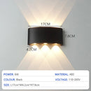 Modern LED Wall Lights Indoor and Outdoor Waterproof Wall Lights Living Room Corridors Courtyard Gardens Outdoor Wall Lights