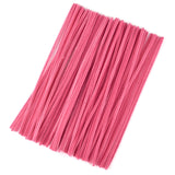 100pcs Chenille Stems Toys DIY Strips Twist Bar Anvil Wire Craft Pipe Creative Hobby Children Plush Stick Chenille Sticks