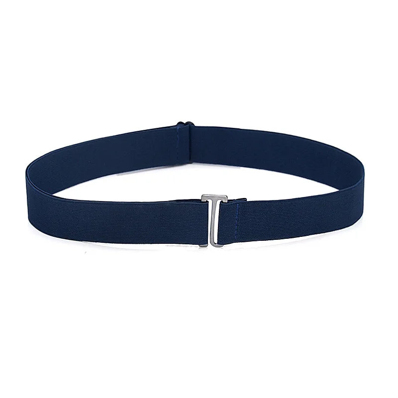 Adjustable Stretch Elastic Waist Band Invisible Belts Buckle-Free Belts for Women Men Jeans Pants Dress No Buckle Easy To Wear
