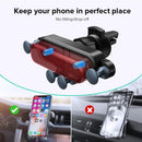 Gravity car phone holder air vent mount cell phone holder in car mobile support for iPhone 13 12 Xiaomi universal GPs stand