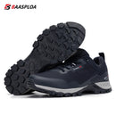 Baasploa Men's Anti-Skid and Wear-Resistant Hiking Travel Shoes Fashion Waterproof Outdoor Sneaker Comfortable Male Sport Shoes