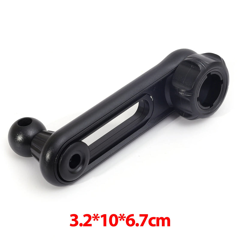 Rotating Adjustable Car Ball Head Phone Mount Universal Navigation Car Mount Extension Pole Adapter Accessory 17mm Ball Heads