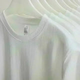 2024 New American Children's Cotton Short Sleeve T-shirt Summer Men's and Women's Letter Print Breathable Round Neck T-shirt Top