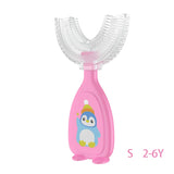 Children's 360 Degree Infant U-shaped Toothbrush Baby Health Teethers Soft Silicone Baby Brush Kids Teeth Oral Care Cleaning