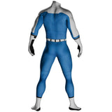 Adult Male Halloween Fantastic Four Reed Richards Cosplay Costumes Rival Invisible Man Superhero Zentai Bodysuit Party Jumpsuits