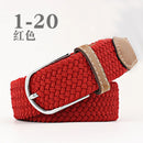 Stretch Woven Belt Unisex Canvas Belts Fashion Casual Student Belt Women Cinturon Male Waistband 105cm