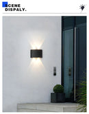 Modern LED Wall Lights Indoor and Outdoor Waterproof Wall Lights Living Room Corridors Courtyard Gardens Outdoor Wall Lights