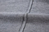 Suéter de cuello alto de punto de alta calidad para hombre, antibolitas, ajustado, de manga larga, color liso, tendencia