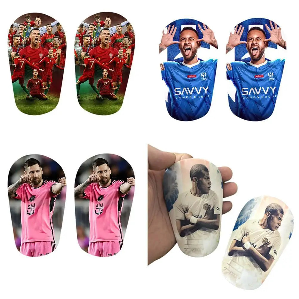1 Pair Mini Shin Guards, Soccer Protective Gear, Protective Equipment Shin Guards, Soccer Fans Collection Pads