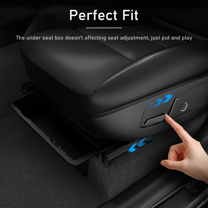 For Tesla New Model Y 2025 Launch Juniper Seat Storage Box Center Console Organizer Bins Front Rear Tray Trash Accessories