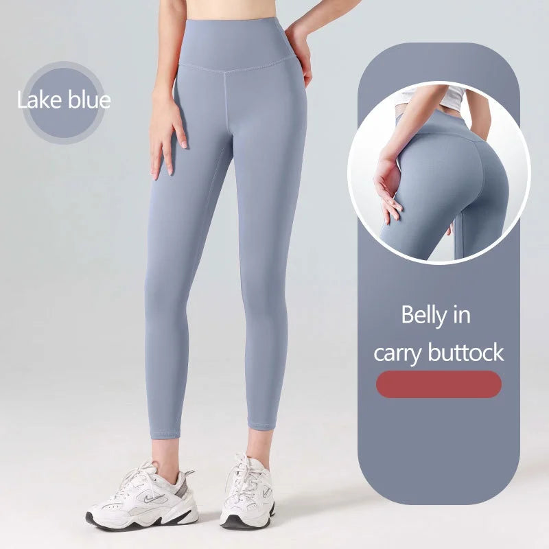 Plus size sem costura calças de yoga cintura alta ginásio leggings esporte feminino fitness legging controle barriga correndo collants sexy menina