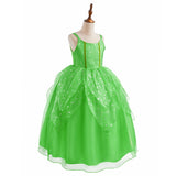 Girls Elsa Anna Dress Children Princess Carnival Dress Kids Jasmine Rapunzel Pageant Flower Disguise Cosplay Christmas Costume