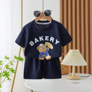 2Pcs Children Tshirt Shorts Sets Baby Summer Clothes Boy Girl Fashion Short Sleeve Pants Suit Leisure Outfits Kids Costume