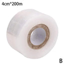 Stretchable auto-adesivo Degradable Nursery Enxerto Tape Roll, transparente, fita vegetal, transparente, poda, 3 4cm x 200m