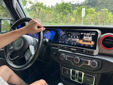 For Jeep Wrangler 2018-2022 Carplay LCD Instrument Panel Dual Screen Android Multimedia Video Player GPS Navigation Android Auto