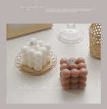Ins Style Bubble Cube Candle Handmade Scented Candle Aromatherapy Soy Wax Candle Wedding Birthday Candles Party Home Decoration