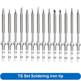 Puntas de repuesto para soldador Pine64 TS100 TS101. Varios modelos de punta para soldador eléctrico Pinecil V2, serie TS, BC2 ILS.