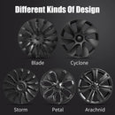 4PCS for TESLA Model Y 2019-2024 Vehicle Full Coverage Blade Wheel Cover Cap 19 Inch Hubcaps  Automobile Replacement Accessories