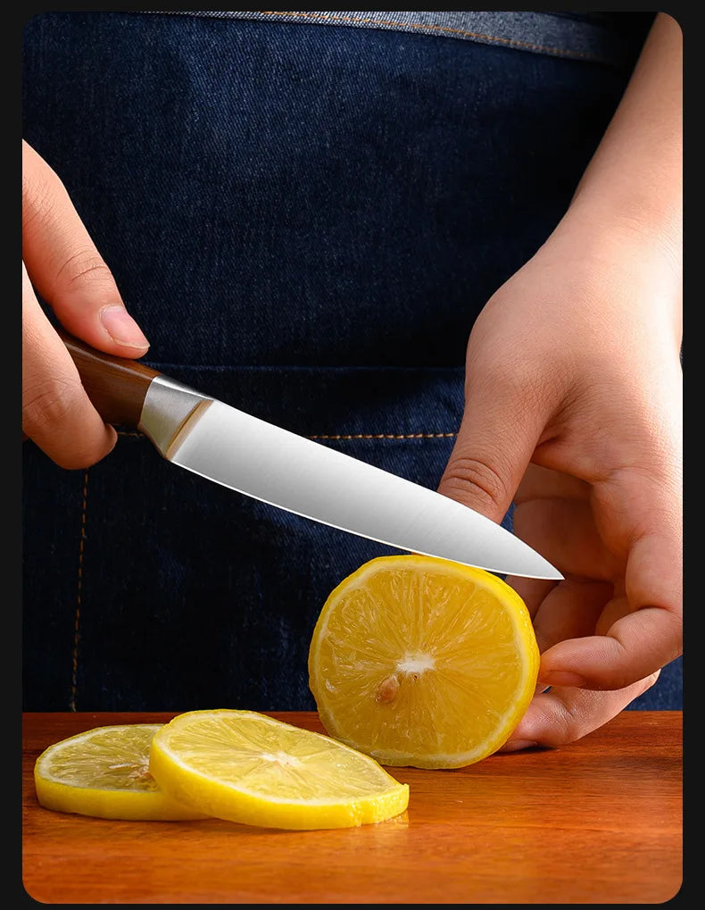 Kitchen Knife Stainless Steel Slicing Cleaver Japanese Chef Fish Cutting Vegetables Meat Cooking Knives Set Tools Kitchen Knives