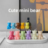 1pc Mini Bear Creative Scented Candles,for Home Atmosphere decoration And Photo Props Birthday Gifts Room Decor Gifts Graduation