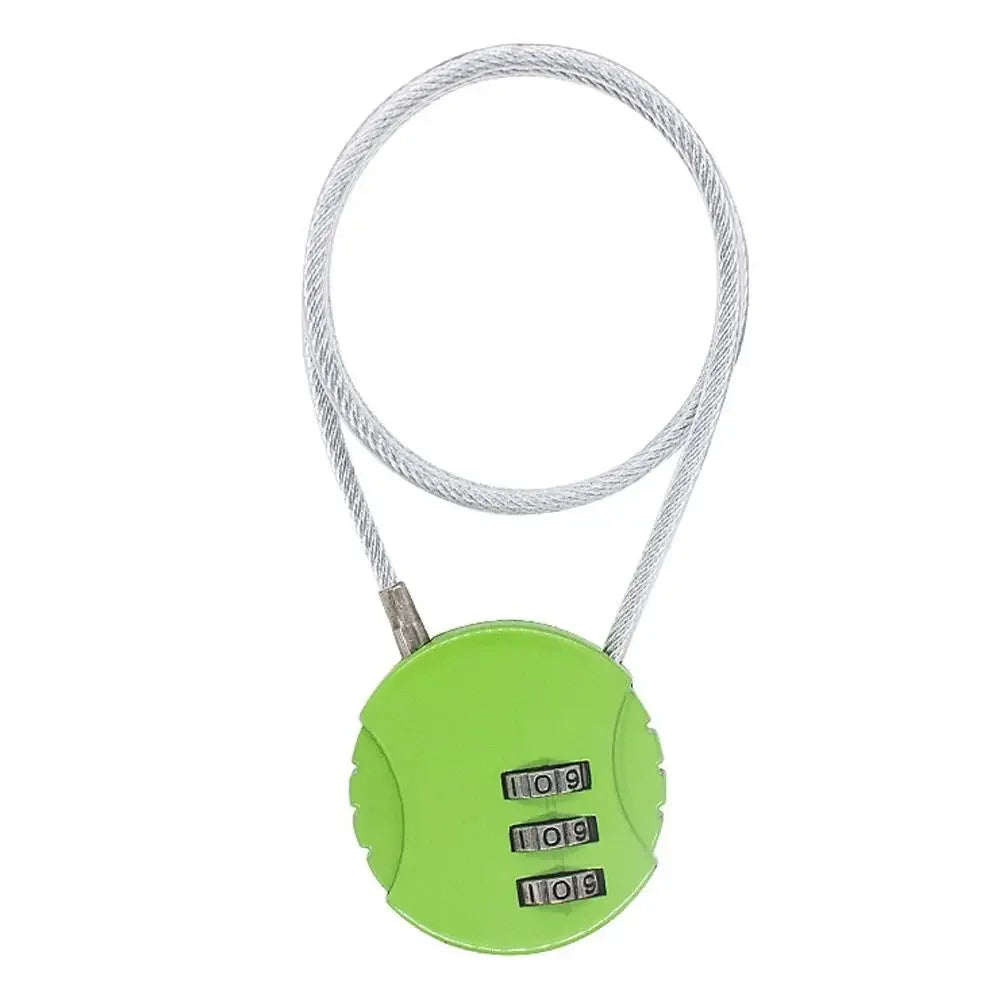 50cm Wire Rope Digital Padlock Password Code Security Lock Smart Combination Lock for Motorcycle Helmet Lock Extended Wire Rope