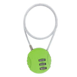 50cm Wire Rope Digital Padlock Password Code Security Lock Smart Combination Lock for Motorcycle Helmet Lock Extended Wire Rope