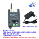 Interruptor de relé único con control remoto GSM 4G para riel DIN G202 para abridor de portón de garaje corredizo (reemplaza RTU5024) 