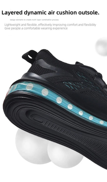 New Spring and Autumn Soft soled Running Men's Mesh Breathable Casual Sports Shoes Men's Coconut Trendy Shoes Men's Shoes
