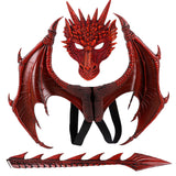 Animal Cosplay Dragon Costume Purim Christmas Gift Carnival Party Cosplay Set Wing and Tail Faucet Costume