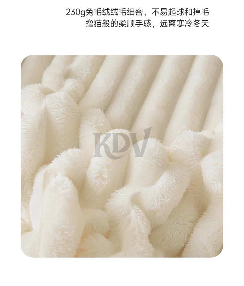Solid Color Thick Faux Rabbit Fur Mattress Cover Autumn Winter Warm Velvet Mattress Protector Fluffy Soft Plush Fitted Bed Sheet