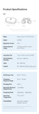 Baseus Eli 2i Fit Open-Ear Earphones True Wireless Bluetooth 6.0 Ear Hooks Headphones IPX5 Waterproof Sports Earbuds Bass Boost